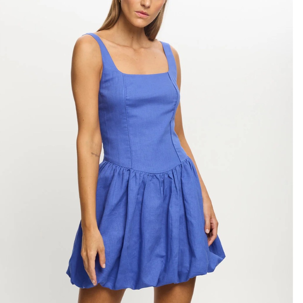 NEW 💎 KIVARI Akari Vibrant Blue Mini Dress